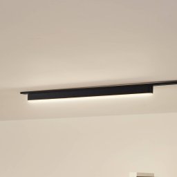 Lindby LED strip 48 V Lumaro,black,20W,plastic,dimmable