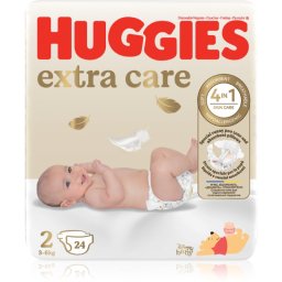 Huggies Extra Care Size 2 disposable nappies 3-6 kg 24 pc