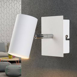 Lindby White Iluk spot for wall and ceiling