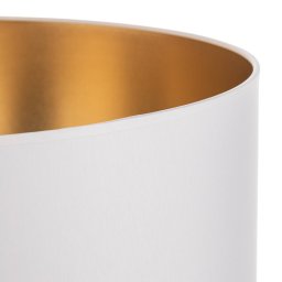 HELAM Alba lampshade, Ø 45 cm, E27, white/gold