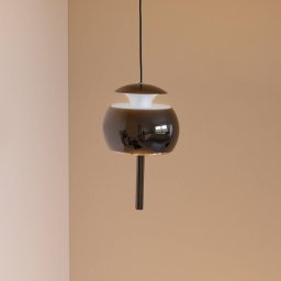 LOOM DESIGN LED pendant light Parachute, black Ø 9.6 cm aluminium