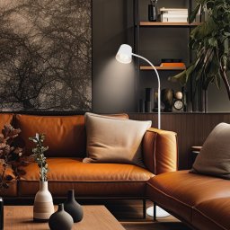 Briloner Cielo rechargeable LED floor lamp, white, touch dimmer, USB cable