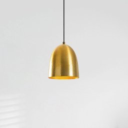 Opviq Tattoo pendant light 2376, gold-coloured, metal, Ø 20 cm