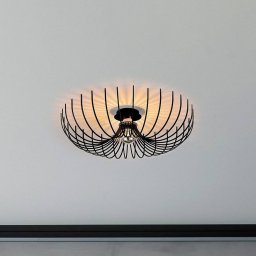 Opviq Aspendos N-639 ceiling light, black, metal, Ø 56 cm