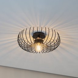 Opviq Aspendos ceiling light N-641, black, metal, Ø 36 cm
