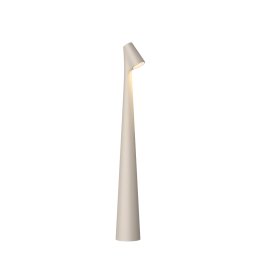 Vibia LED rechargeable table lamp Africa, height 40 cm, light beige