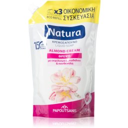 PAPOUTSANIS Natura Almond Cream Liquid Soap refill 750 ml