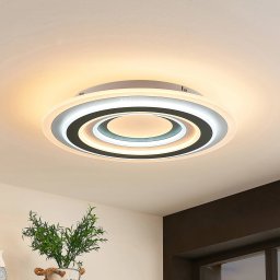 Lindby LED ceiling light Jazmina, 50 cm, CCT, remote control
