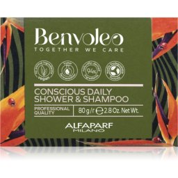 Alfaparf Milano Benvoleo Daily Organic Shampoo Bar 3-in-1 80 g