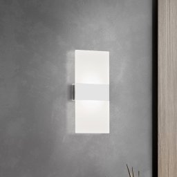 FH Lighting LED wall light Magnetics, white, dimmable, 22.5 cm high