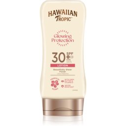Hawaiian Tropic Glowing Protection Beautifully Sheer Finish Sun Body Lotion SPF 30 180 ml