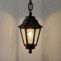 Fumagalli Sichem Anna LED hanging lamp 6W 2,700K black/clear