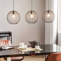 HELAM Cumera pendant light, 3-bulb, long