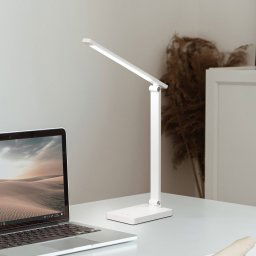 FH Lighting Ole LED rechargeable desk lamp, white, sensor, dimmable, CCT