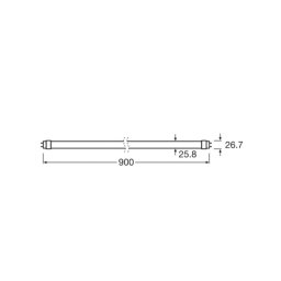 OSRAM LED light bulb T8 10W tube bulb Fluora 2.500K 90cm
