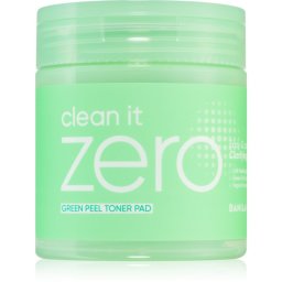 Banila Co. clean it zero Green Peel Toner Pad Exfoliating Cotton Pads for oily and problem skin 70 pc
