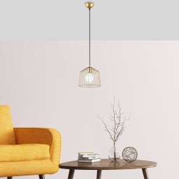 Opviq Hanging light Cat 12060 1-bulb Ø26cm gold glossy