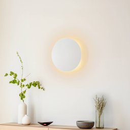 TK Lighting Lunia New wall light, white, Ø 30 cm