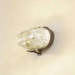 Prios Kirgo outdoor wall light, grey plastic, IP44