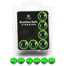 Secret play Brazilian Shock 6 Balls Set Body Oil 6x4 g