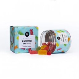 Hemnia Gummies Gummy Bears, Cherry, Kiwi, Pineapple, Strawberry, 100 Mg , 20 Pcs X 5 Mg, 45 G