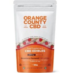 Orange County Strawberries, Travel Pack, 200 Mg , 8 Pcs, 50 G