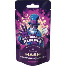 Canntropy Hash Granddaddy Purple, 88% Quality, 1 G - 100 G 100 Grams