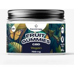 Canntropy Fruit Gummies Vegan, 30 Pcs X 25 Mg, 750 Mg , 90 G