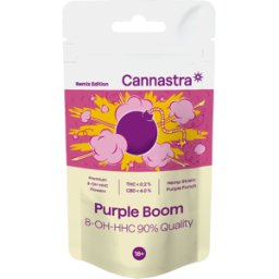 Cannastra 8-Oh-Hhc Flower Purple Boom 90 % Quality, 1 G - 100 G 1 Gram