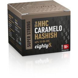 Eighty8 10-Oh-Hhc Hashish Super Strong Caramelo, 40 % 10-Oh-Hhc, 1 G