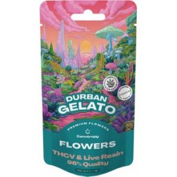 Canntropy Thcv Flower Durban Gelato Live Resin Terpenes, Thcv 96% Quality, 1 G - 100 G 1 Gram