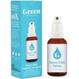 Green Pharmaceutics Nano Cbg Spray - 300 Mg, 30 Ml