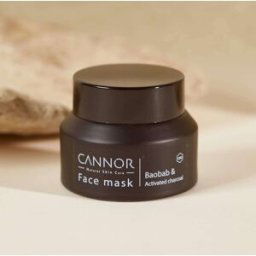 Cannor Facial Mask Baobab And Activated Charcoal, 30 Ml