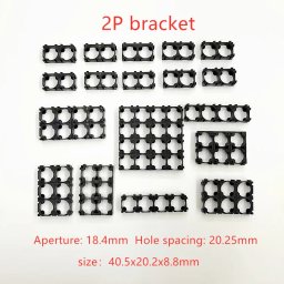 18650 LiPo battery pack bracket 2p