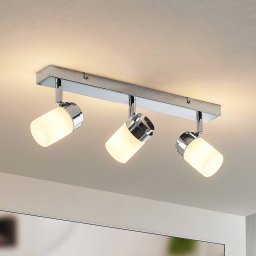 Lindby Alimari downlight, chrome, long