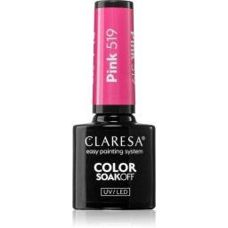Claresa SoakOff UV/LED Color Sunny Garden Gel Nail Polish shade Pink 519 5 g