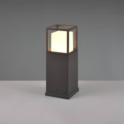 Trio Lighting Witham LED pedestal light, 40 cm high, anthracite, CCT, IP54
