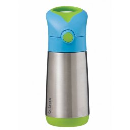B.Box Thermos Mini thermos with straw Blue 350 ml