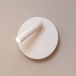 Lucide LED rechargeable wall spot Jolijn, white, Ø 10.2 cm, magnet