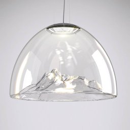 Axo Light Axolight Mountain View hanging lamp clear-chrome
