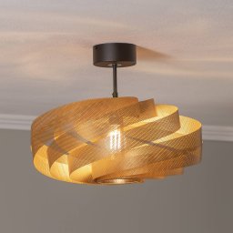 Euluna Vento ceiling light, gold-coloured, Ø 50 cm