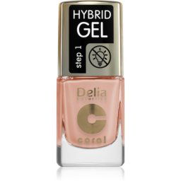 Delia Cosmetics Coral Nail Enamel Hybrid Gel Gel Nail Polish shade 136 11 ml