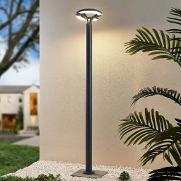 Lindby LED outdoor light Keily, anthracite, metal