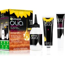 Garnier Olia Big Kit Permanent Hair Dye shade 7.40 Intense Copper 1 pc