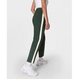 Sweaty Betty Explorer Side Stripe Trousers Trek Green womens