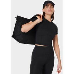 Sweaty Betty All Day Cropped T-Shirt Black womens