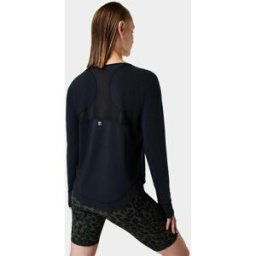 Sweaty Betty Breathe Easy Long Sleeve Top Black womens