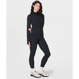 Sweaty Betty All Day Zip Up Black womens
