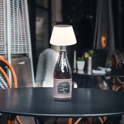 Globo LED table lamp 36000 bottle top white plastic