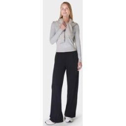 Sweaty Betty At Ease Wide Leg Trouser Black womens